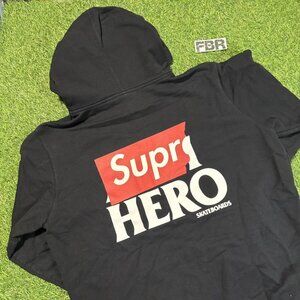 SS14 Supreme x Anti Hero Hoodie
